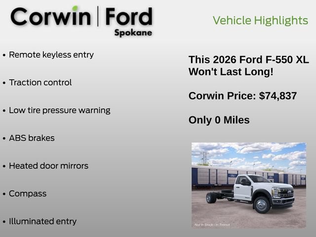 New 2026 Ford F550 4x4 Regular Cab Super Duty image 6