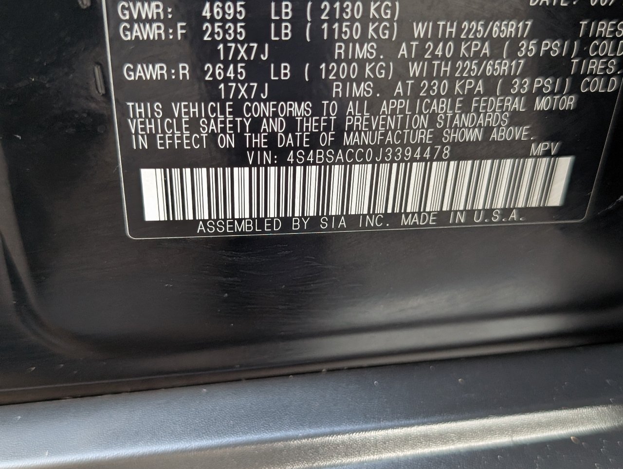 Used 2018 Subaru Outback 2.5i Premium AWD/4WD image 22