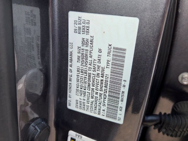 Used 2020 Honda Ridgeline RTL image 23