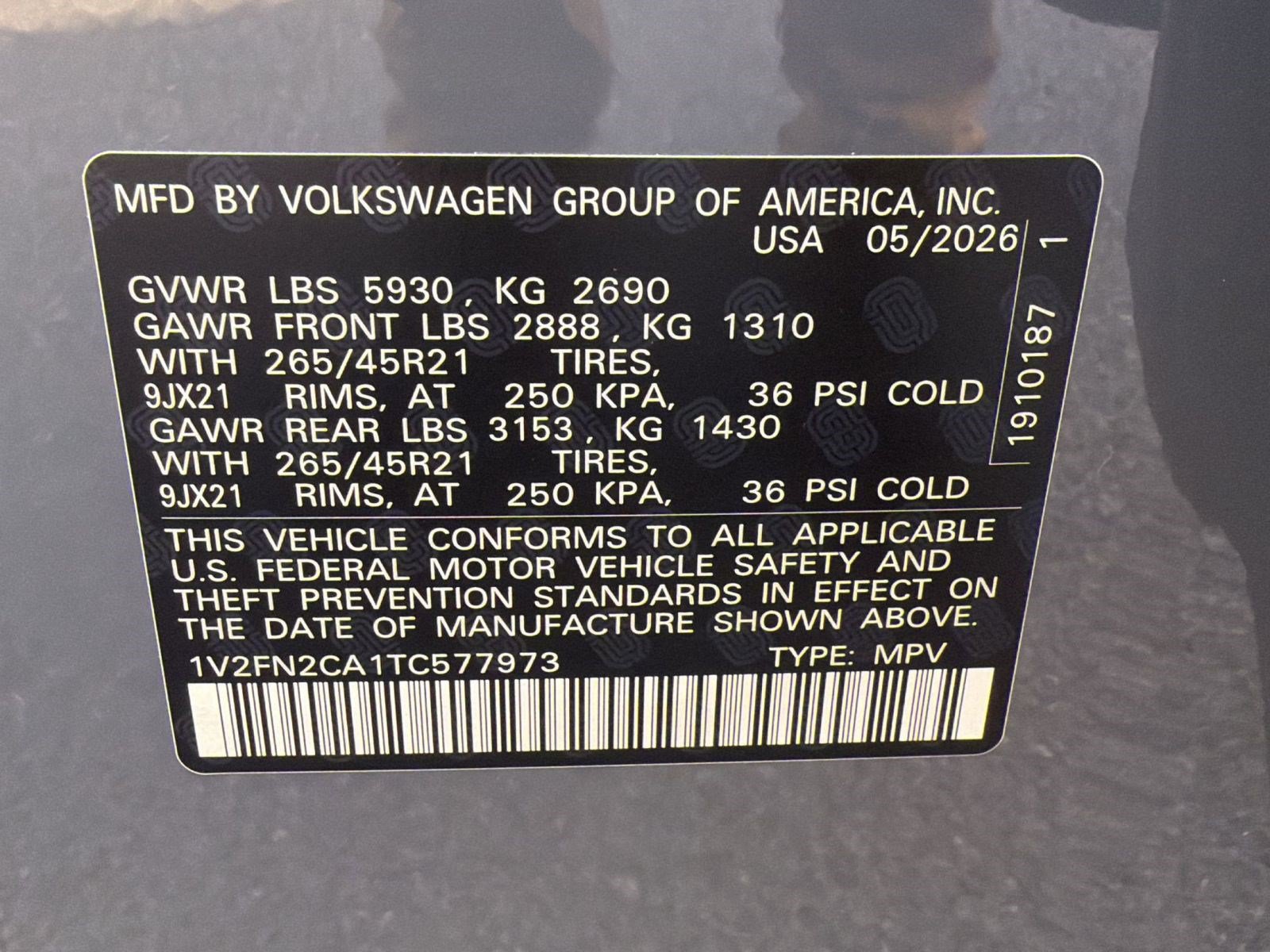 New 2026 Volkswagen Atlas SEL Premium R-Line AWD/4WD image 19