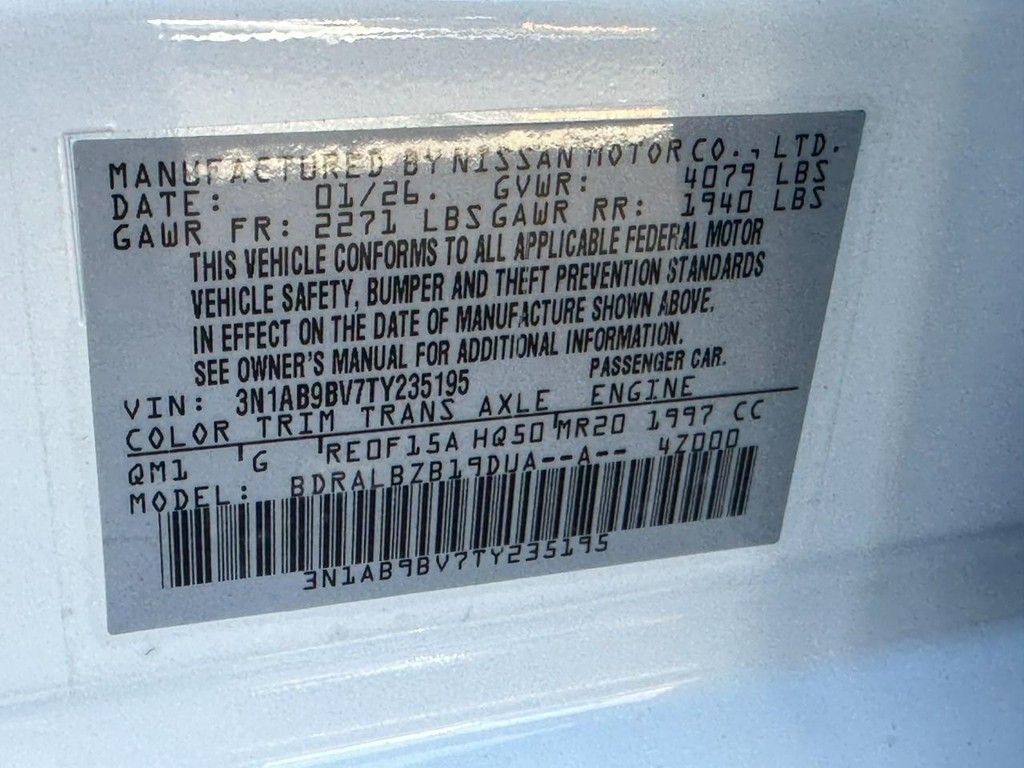 New 2026 Nissan Sentra S w/ S Cold Weather Package FWD image 15