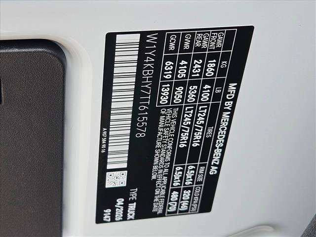 New 2026 Mercedes-Benz Sprinter 2500 image 16