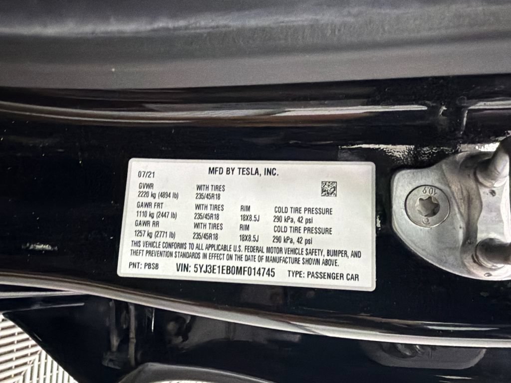 Used 2021 Tesla Model 3 Long Range AWD/4WD image 30