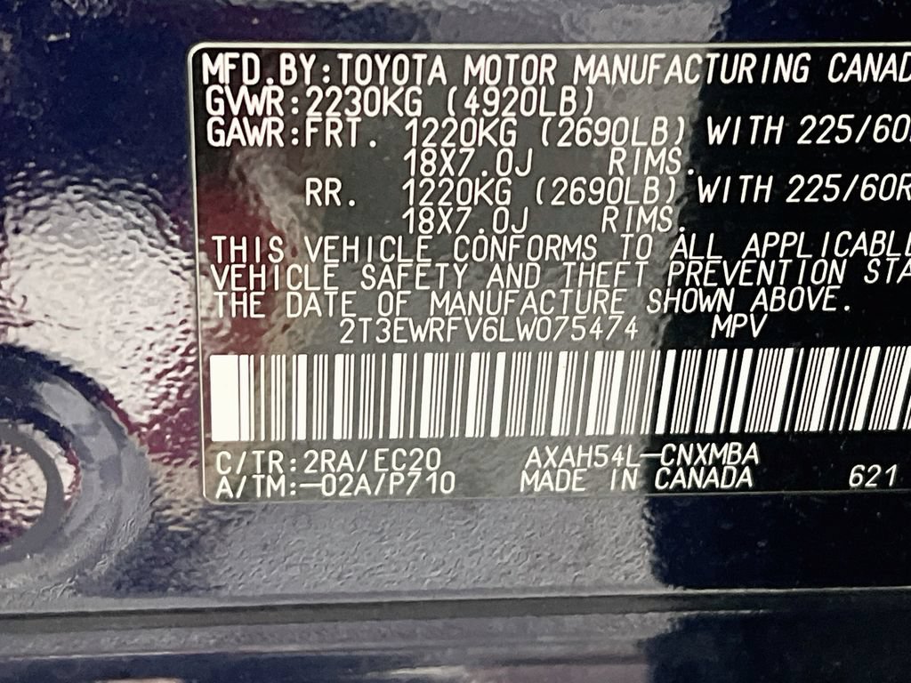 Certified 2020 Toyota RAV4 XSE AWD/4WD image 28