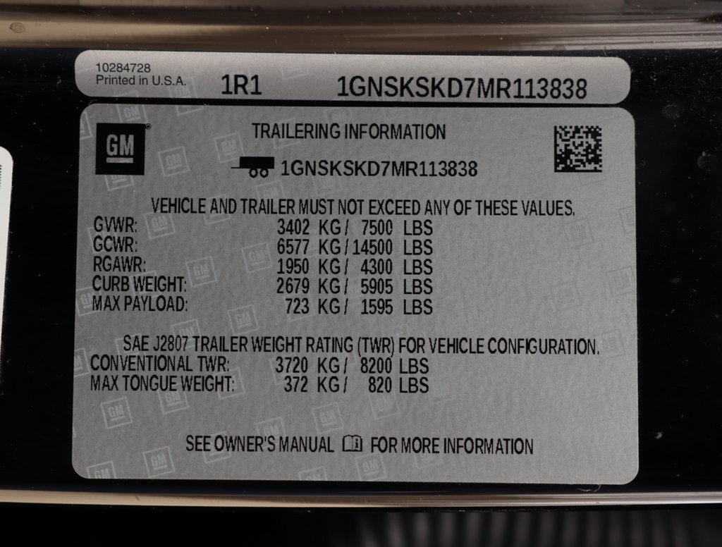 Used 2021 Chevrolet Tahoe Premier w/ Premium Package image 44