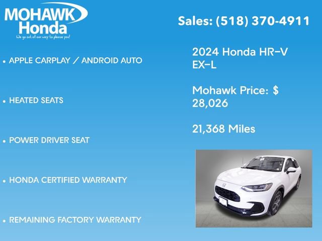 Certified 2024 Honda HR-V EX-L image 16