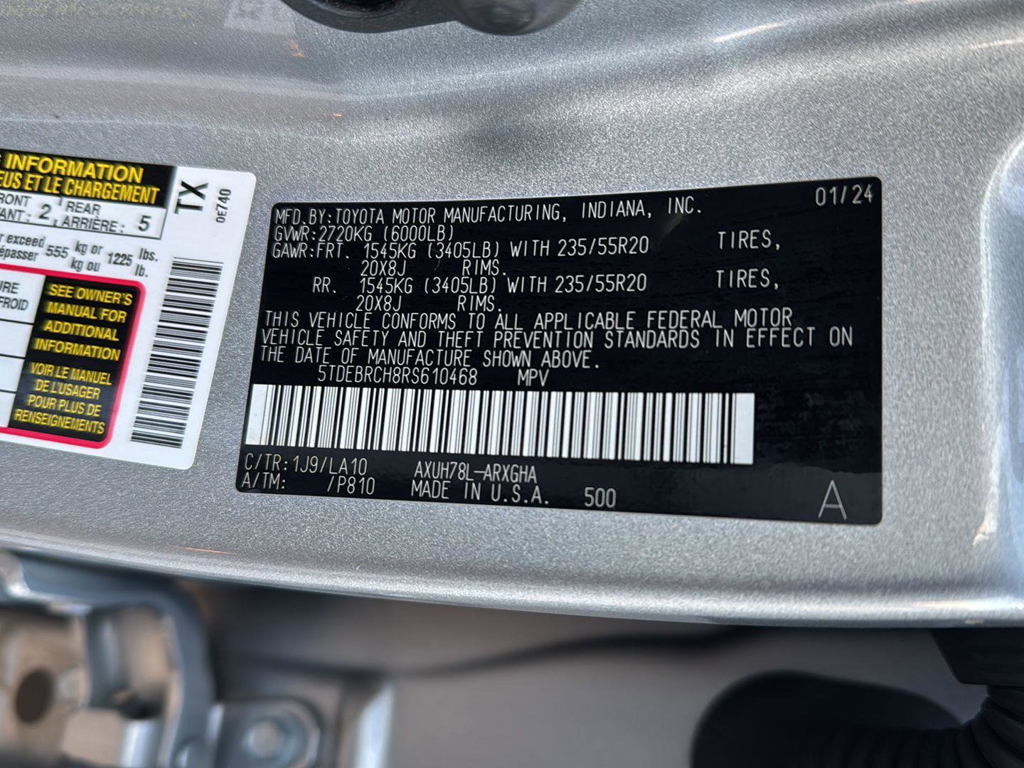 Used 2024 Toyota Highlander Platinum image 40