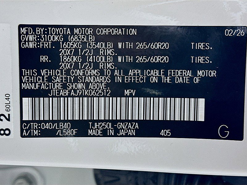 New 2026 Toyota Land Cruiser image 25