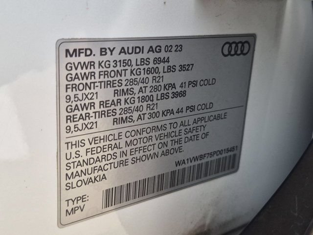 Certified 2023 Audi SQ7 Prestige w/ Prestige Package AWD/4WD image 25