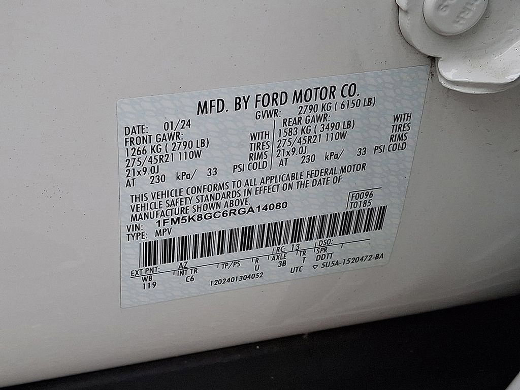 Used 2024 Ford Explorer ST w/ Equipment Group 401A AWD/4WD image 27