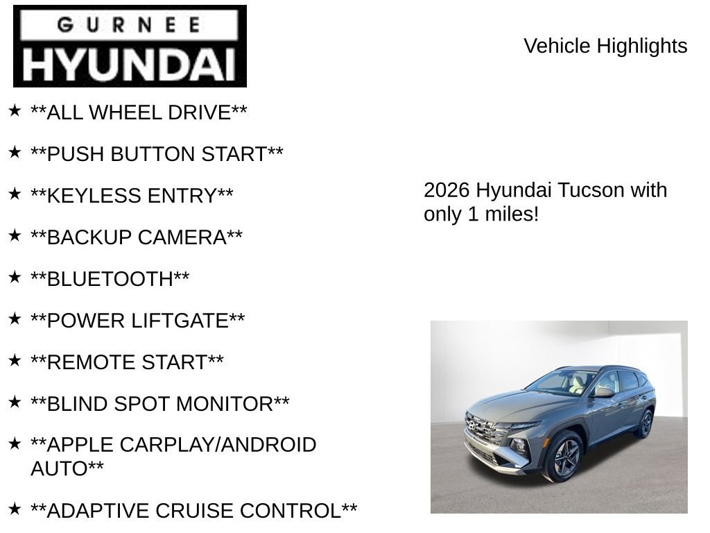 New 2026 Hyundai Tucson SEL image 8
