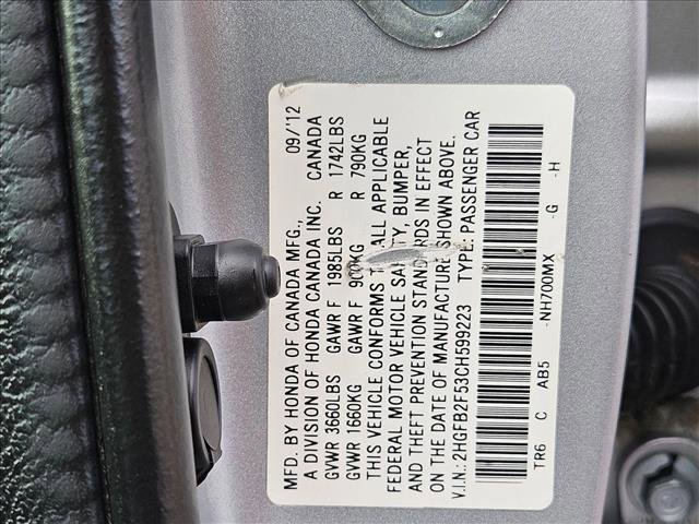 Used 2012 Honda Civic LX image 21