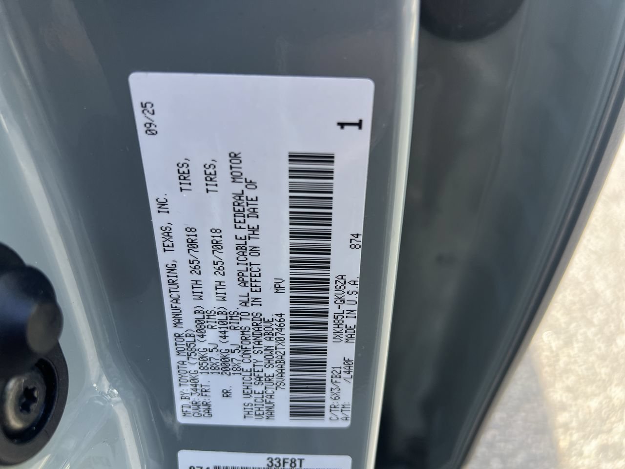 Used 2026 Toyota Sequoia SR5 w/ TRD Off-Road Package AWD/4WD image 37