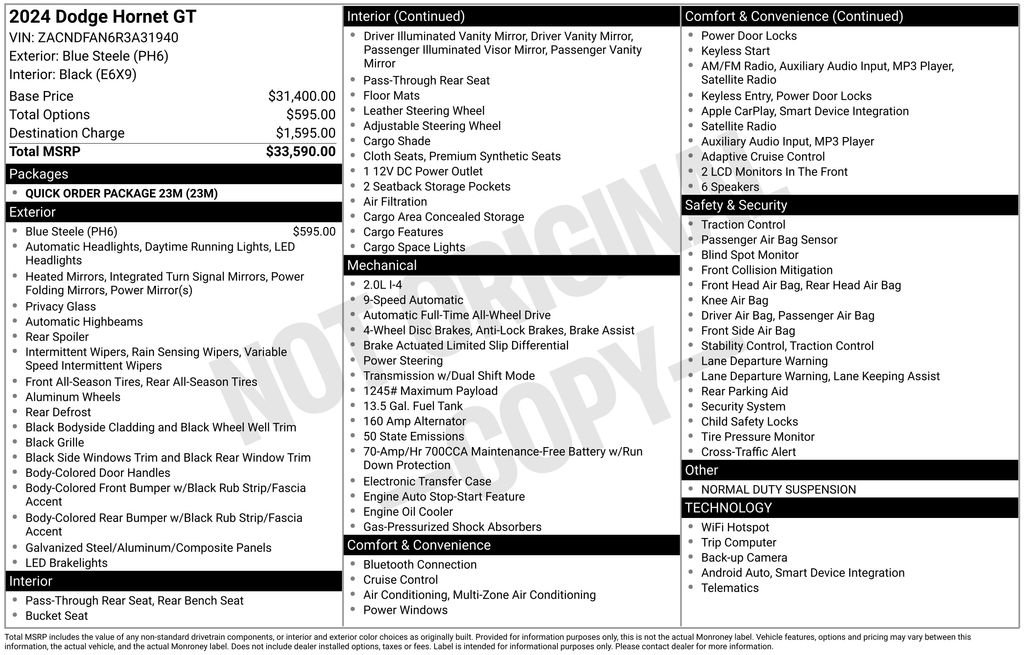 Used 2024 Dodge Hornet GT image 5