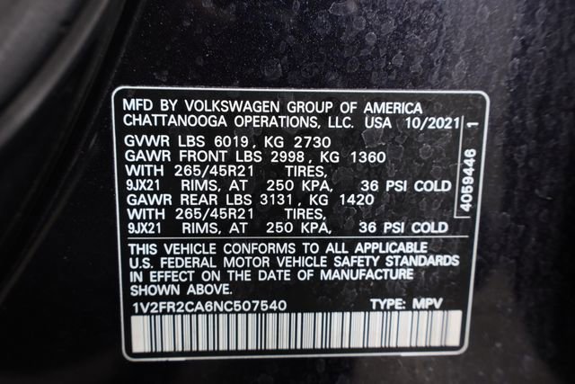 Used 2022 Volkswagen Atlas SEL Premium image 39