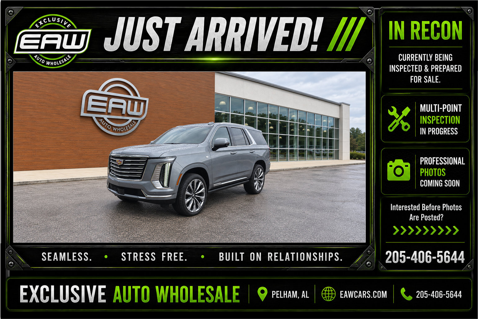 Used 2026 Cadillac Escalade Platinum Luxury w/ LPO, Floor Liner Package AWD/4WD image 1