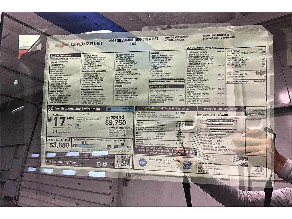 New 2026 Chevrolet Silverado 1500 RST w/ Convenience Package II image 15