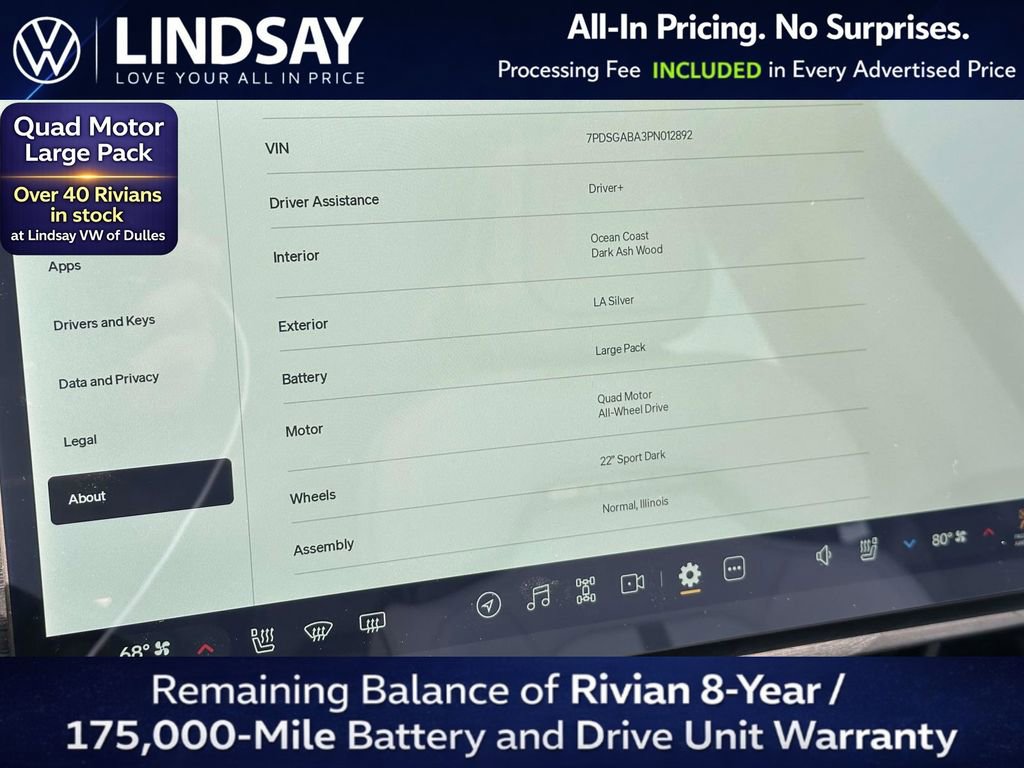 Used 2023 Rivian R1S Adventure AWD/4WD image 25