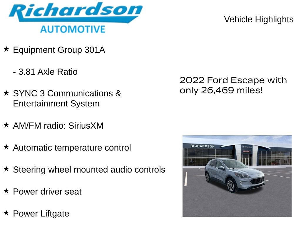 Used 2022 Ford Escape SEL image 10