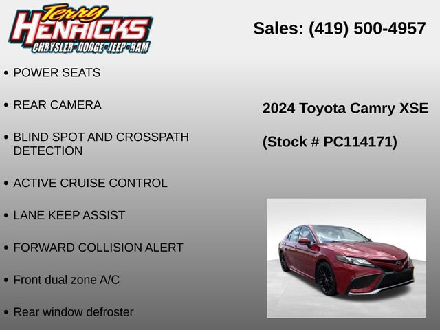 Used 2024 Toyota Camry XSE AWD/4WD image 23