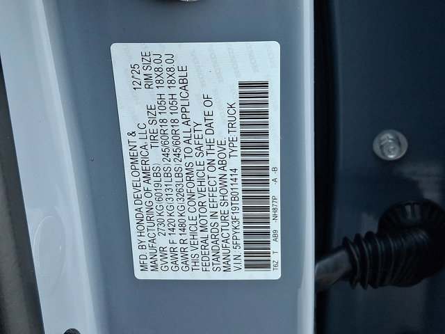 New 2026 Honda Ridgeline Sport image 22