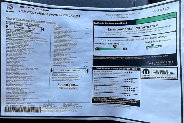 New 2025 RAM 2500 Laramie image 14