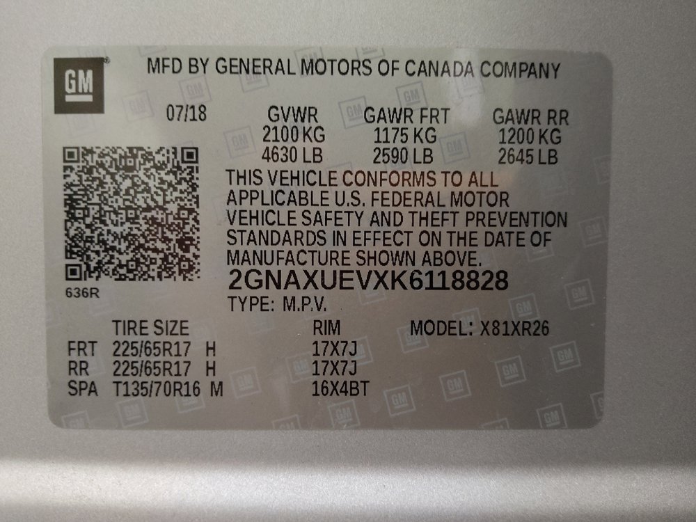 Used 2019 Chevrolet Equinox LT AWD/4WD image 33