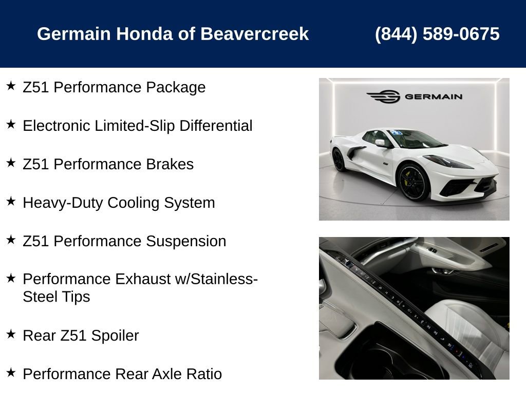 Used 2023 Chevrolet Corvette Stingray Premium Conv w/ Z51 Performance Package image 5