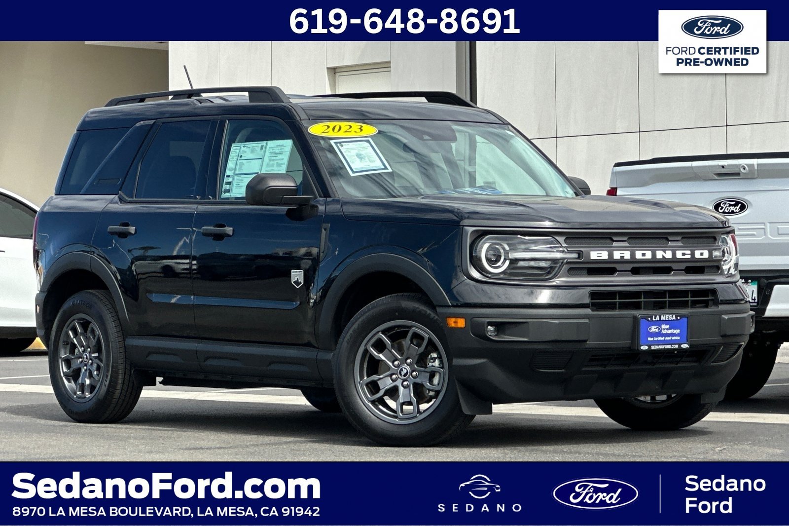 Certified 2023 Ford Bronco Sport Big Bend w/ Convenience Package AWD/4WD image 1