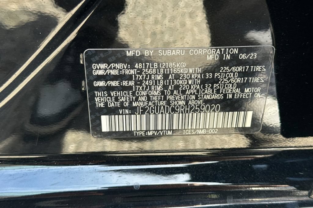 Used 2024 Subaru Crosstrek 2.0i Premium AWD/4WD image 29
