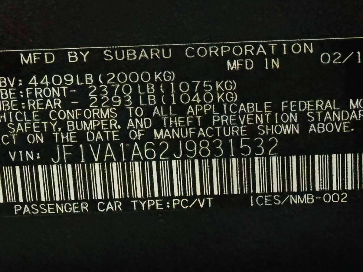 Used 2018 Subaru WRX AWD/4WD image 23