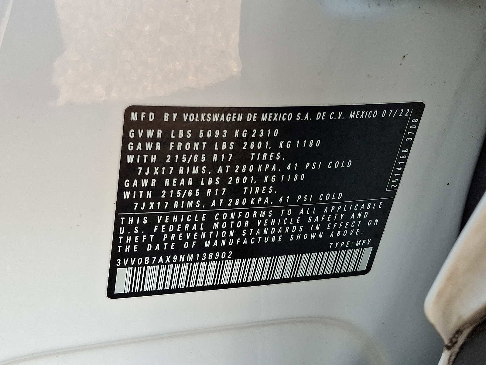 Used 2022 Volkswagen Tiguan S image 26