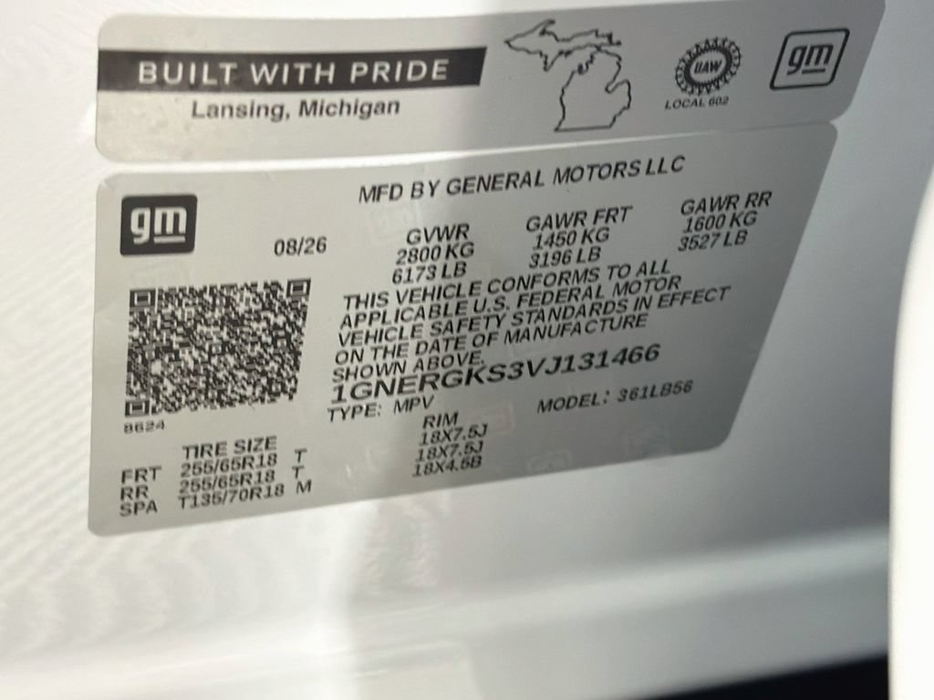 New 2027 Chevrolet Traverse LT w/ Enhanced Driving Package FWD image 34