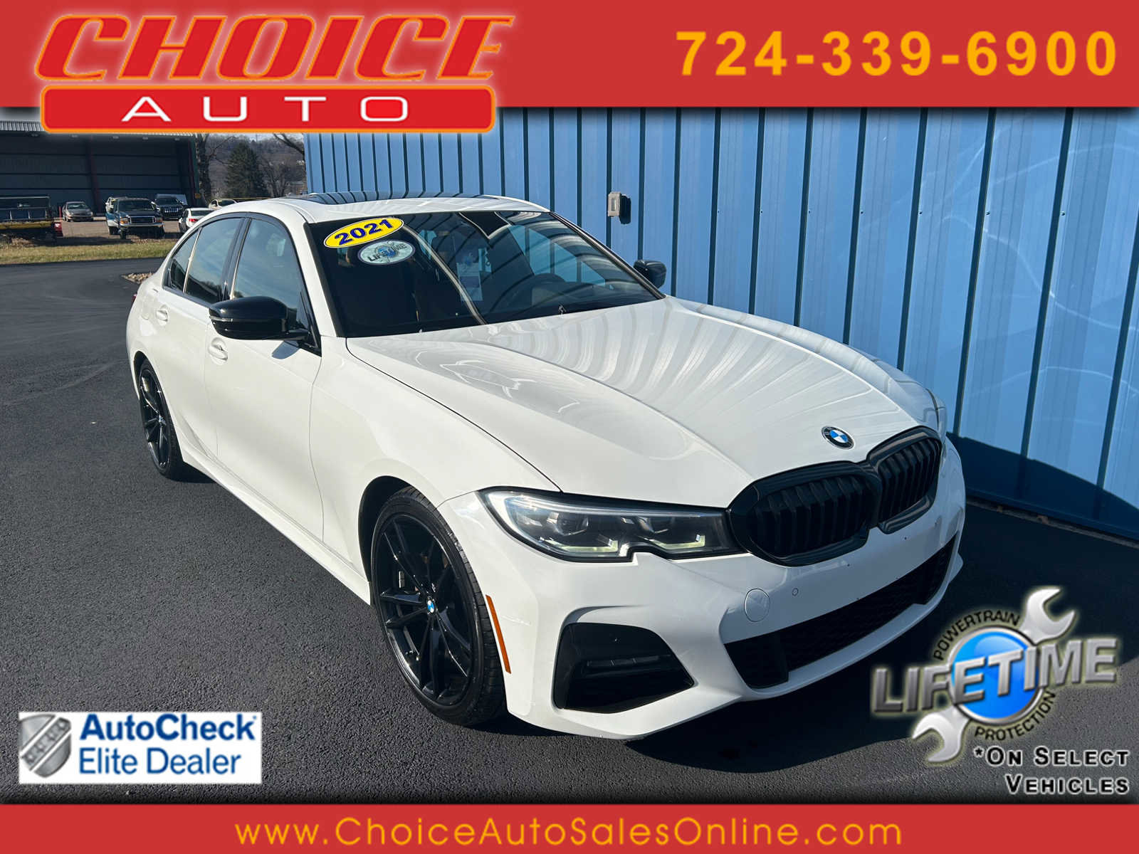 Used 2021 BMW 330i xDrive Sedan w/ M Sport Package image 1