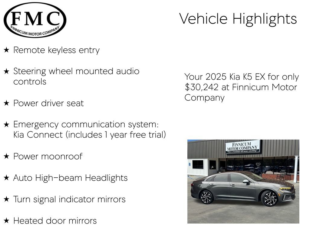 Used 2025 Kia K5 EX image 16