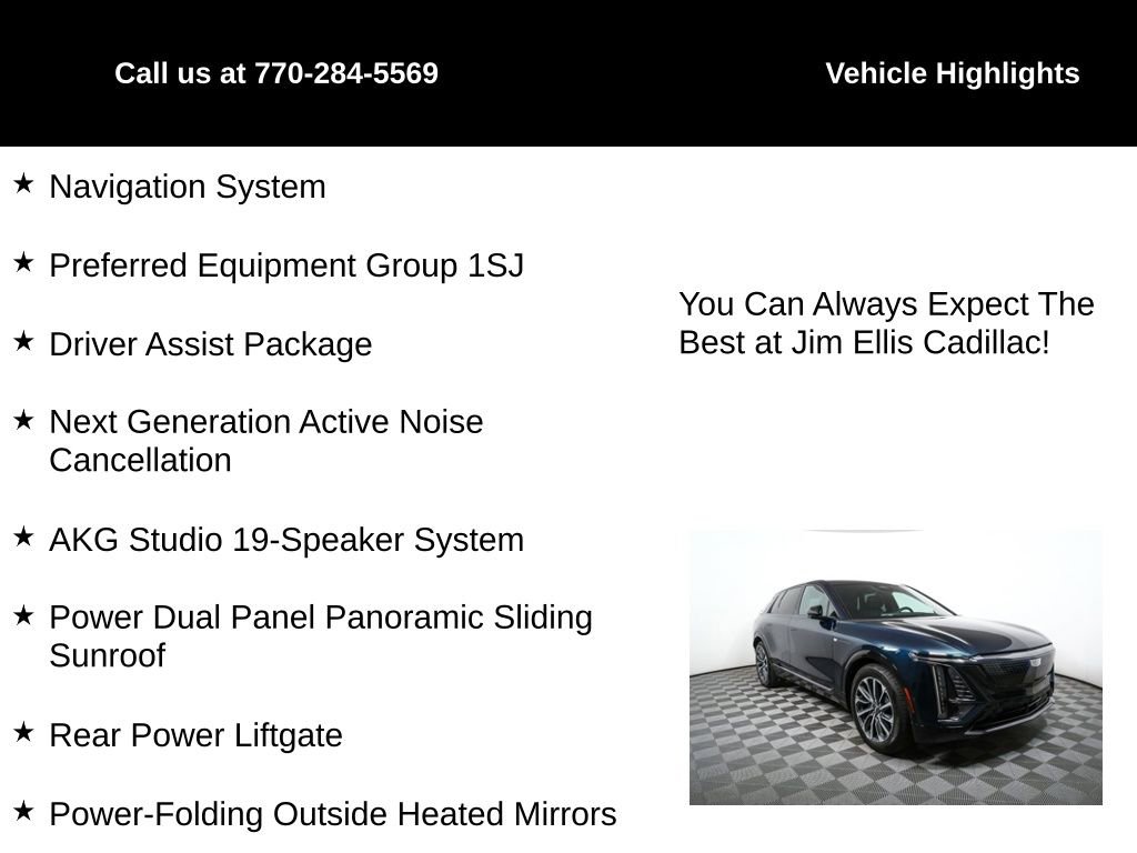 Used 2024 Cadillac Lyriq Sport w/ LPO, Floor Liner Package image 5