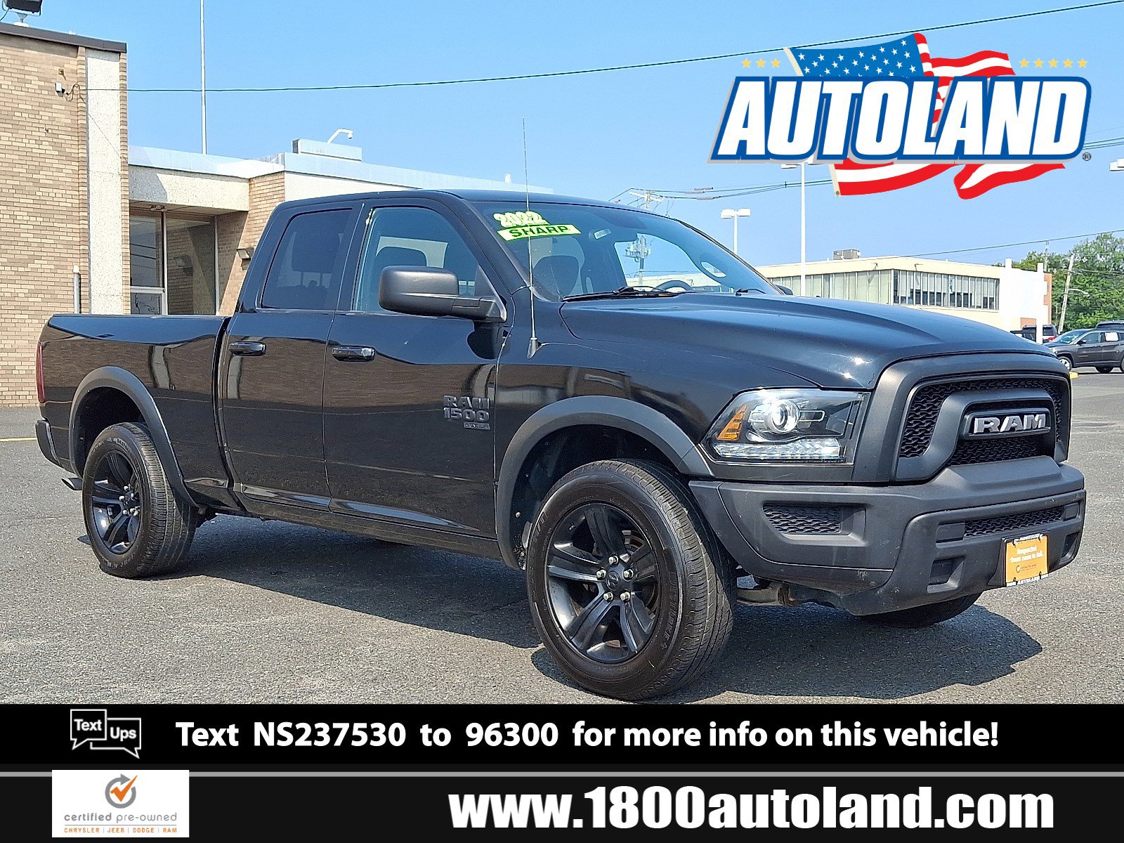 Certified 2022 RAM 1500 Classic Warlock w/ Technology Package I