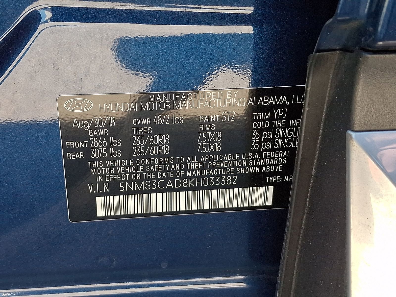 Used 2019 Hyundai Santa Fe SEL image 29