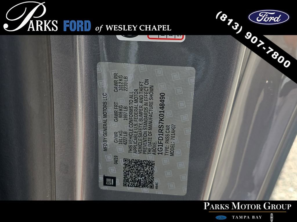 Used 2019 Chevrolet Camaro LT w/ RS Package RWD image 28