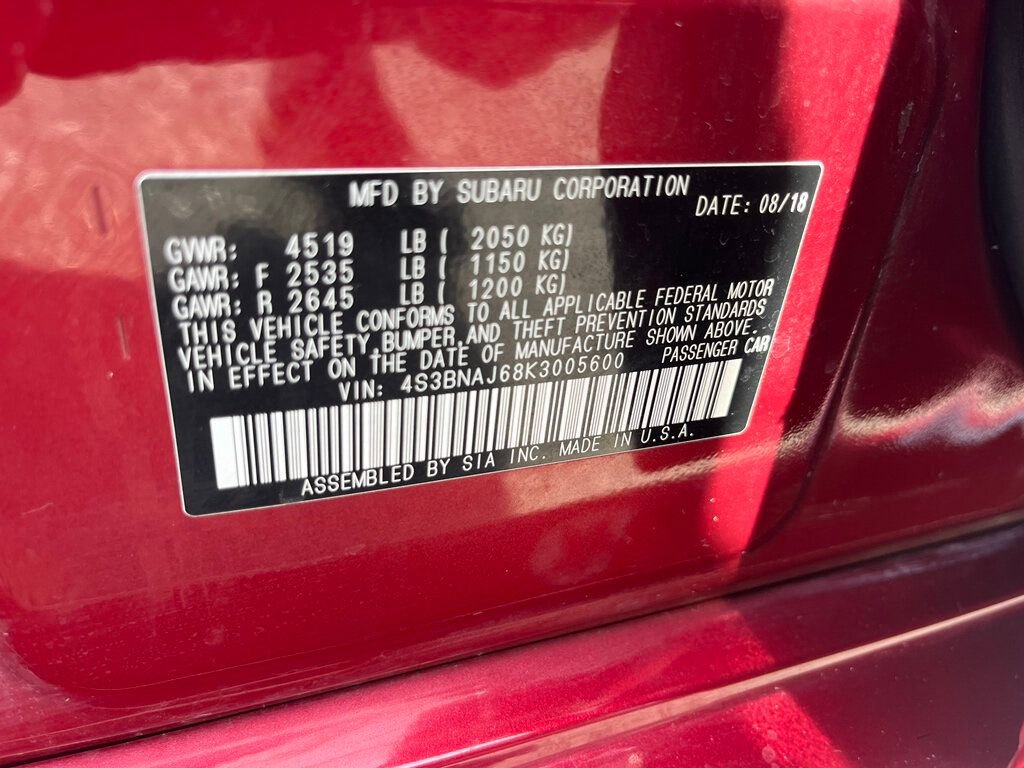 Used 2019 Subaru Legacy 2.5i Limited w/ Popular Package #2A image 24