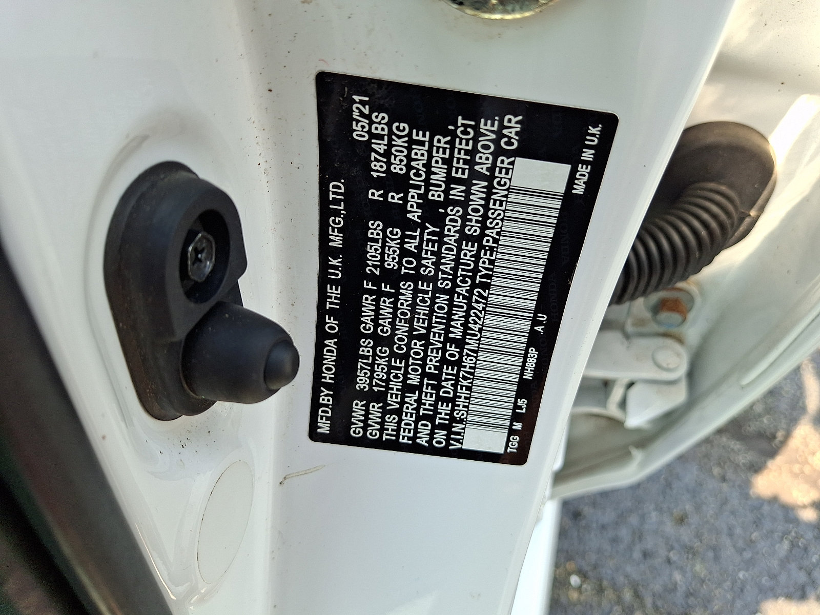 Certified 2021 Honda Civic EX image 27