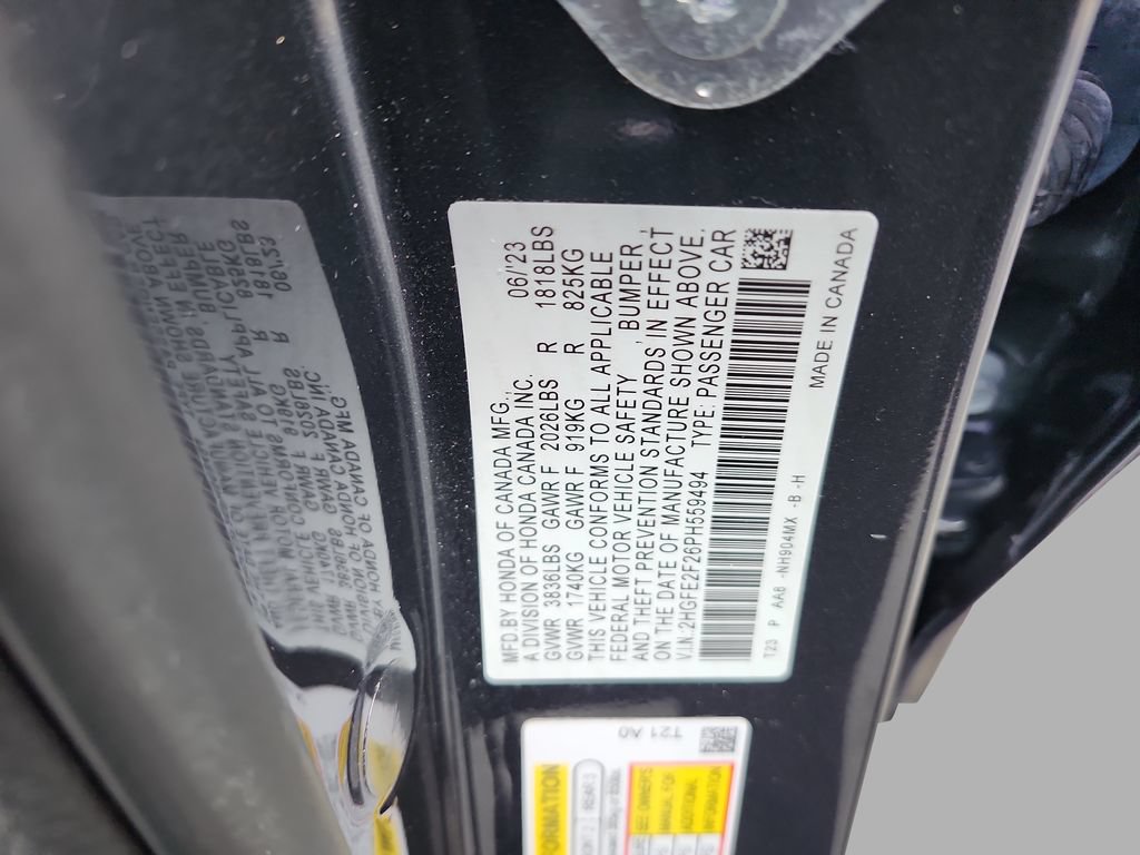Certified 2023 Honda Civic LX image 33