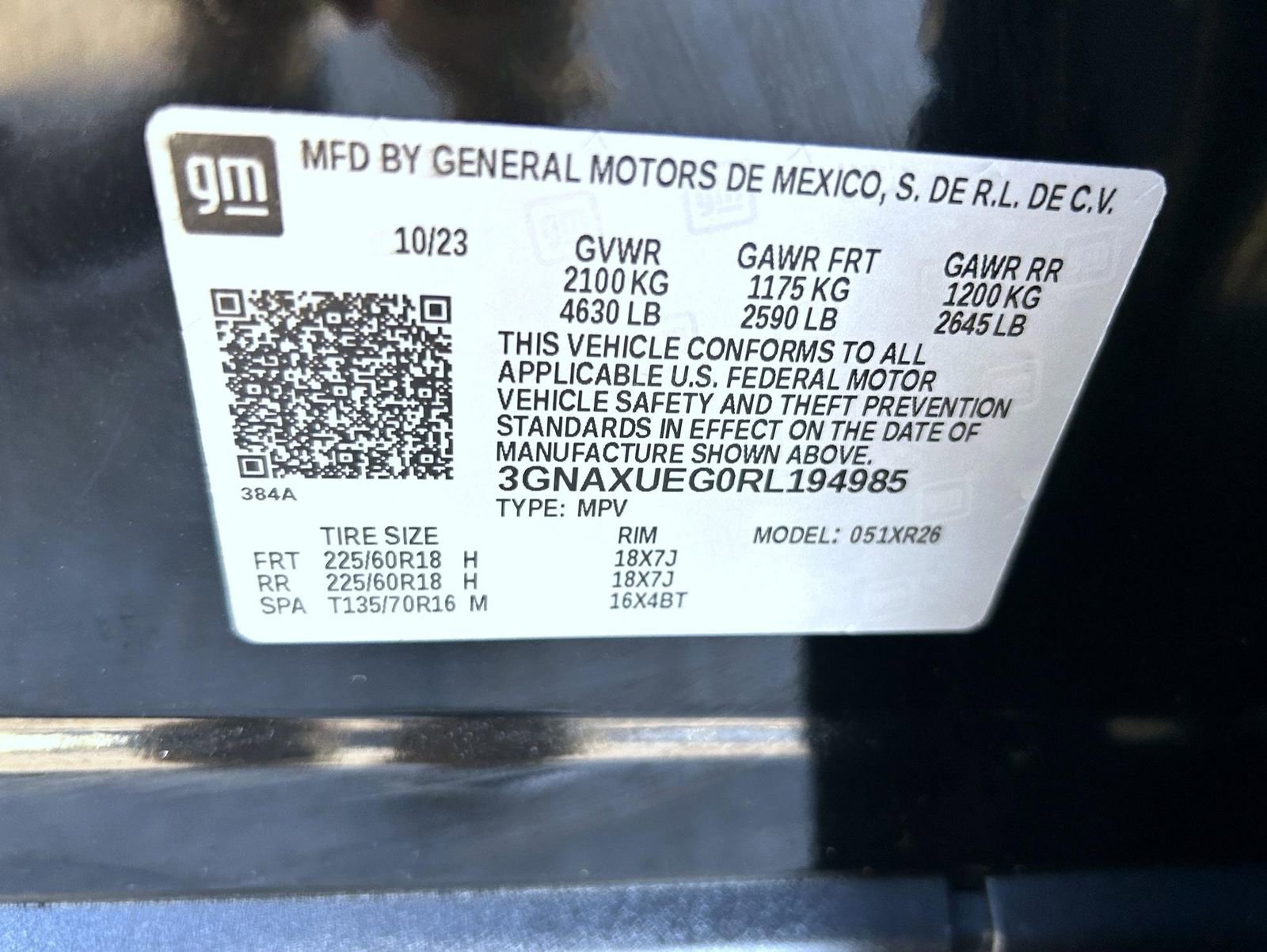 Used 2024 Chevrolet Equinox LT w/ LPO, Floor Liner Package image 25