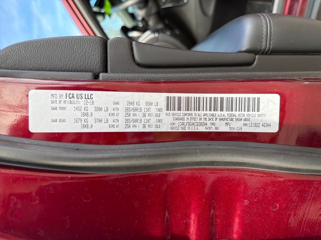 Used 2019 Jeep Grand Cherokee Limited w/ Trailer Tow Group IV AWD/4WD image 32