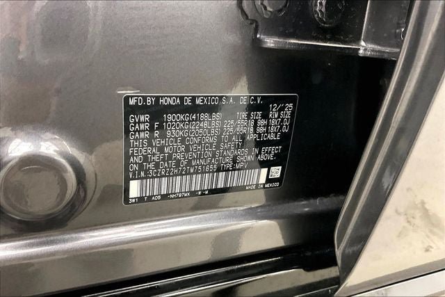 Certified 2026 Honda HR-V EX-L image 33