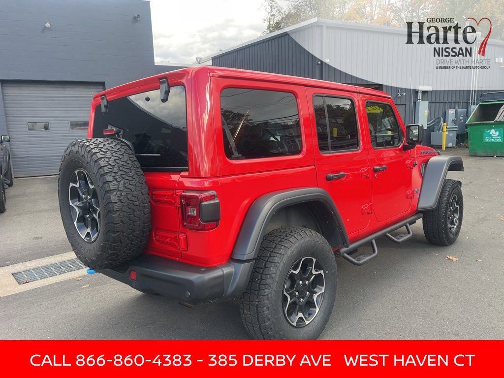 Used 2021 Jeep Wrangler Unlimited Rubicon 4xe w/ Steel Bumper Group image 8