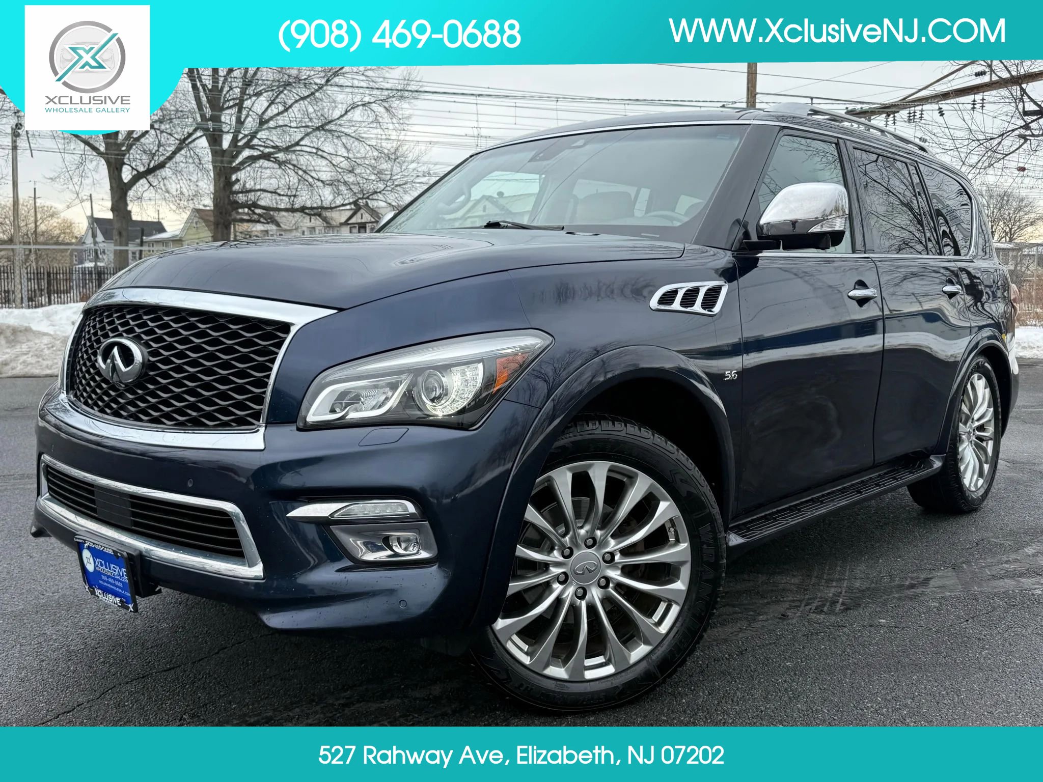 Used 2017 INFINITI QX80 4WD w/ Deluxe Technology Package image 1