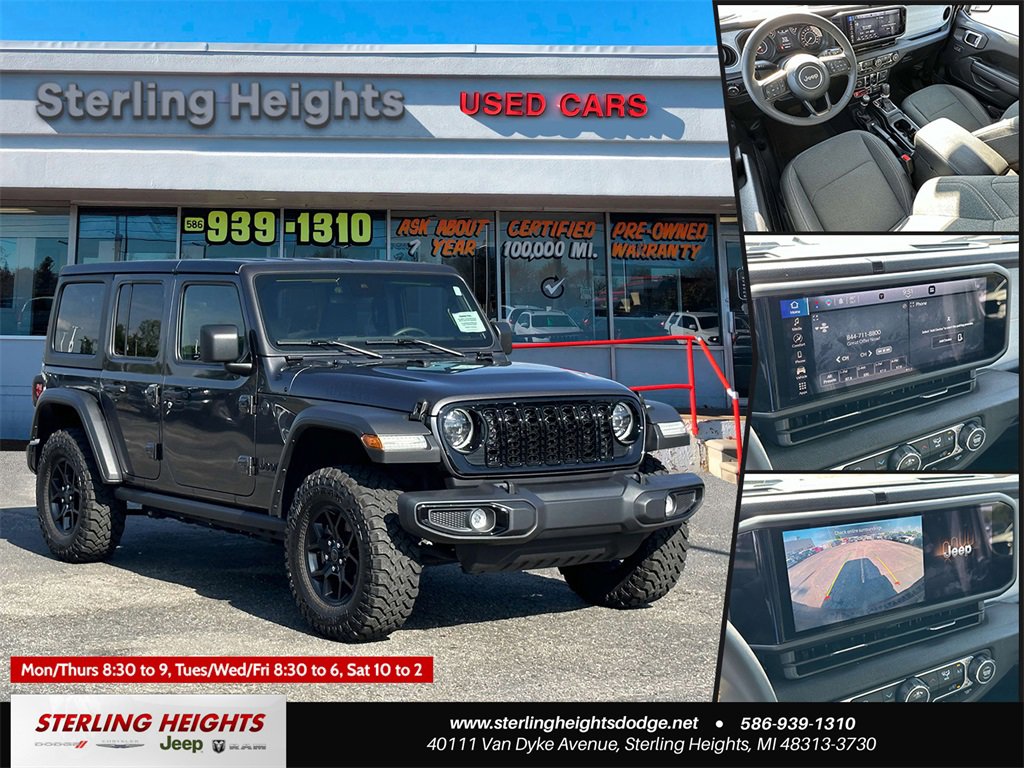 Certified 2024 Jeep Wrangler Willys
