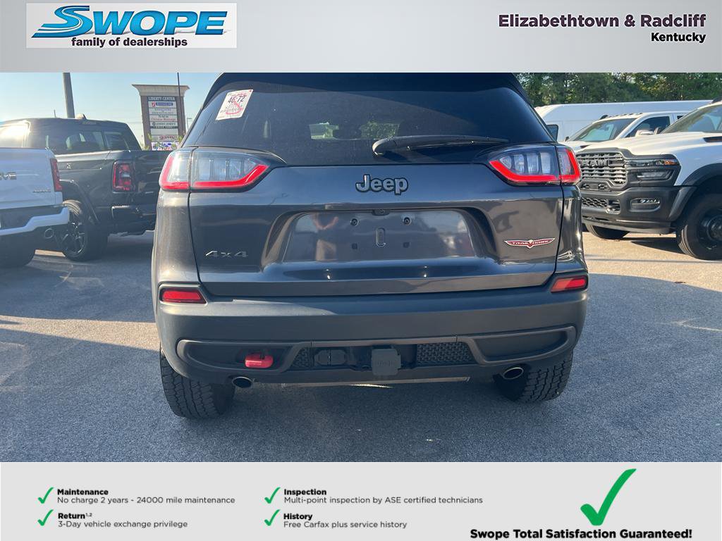 Certified 2022 Jeep Cherokee Trailhawk w/ Technology Group B AWD/4WD image 4