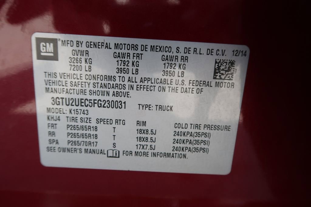 Certified 2015 GMC Sierra 1500 SLE w/ SLE Value Package image 41
